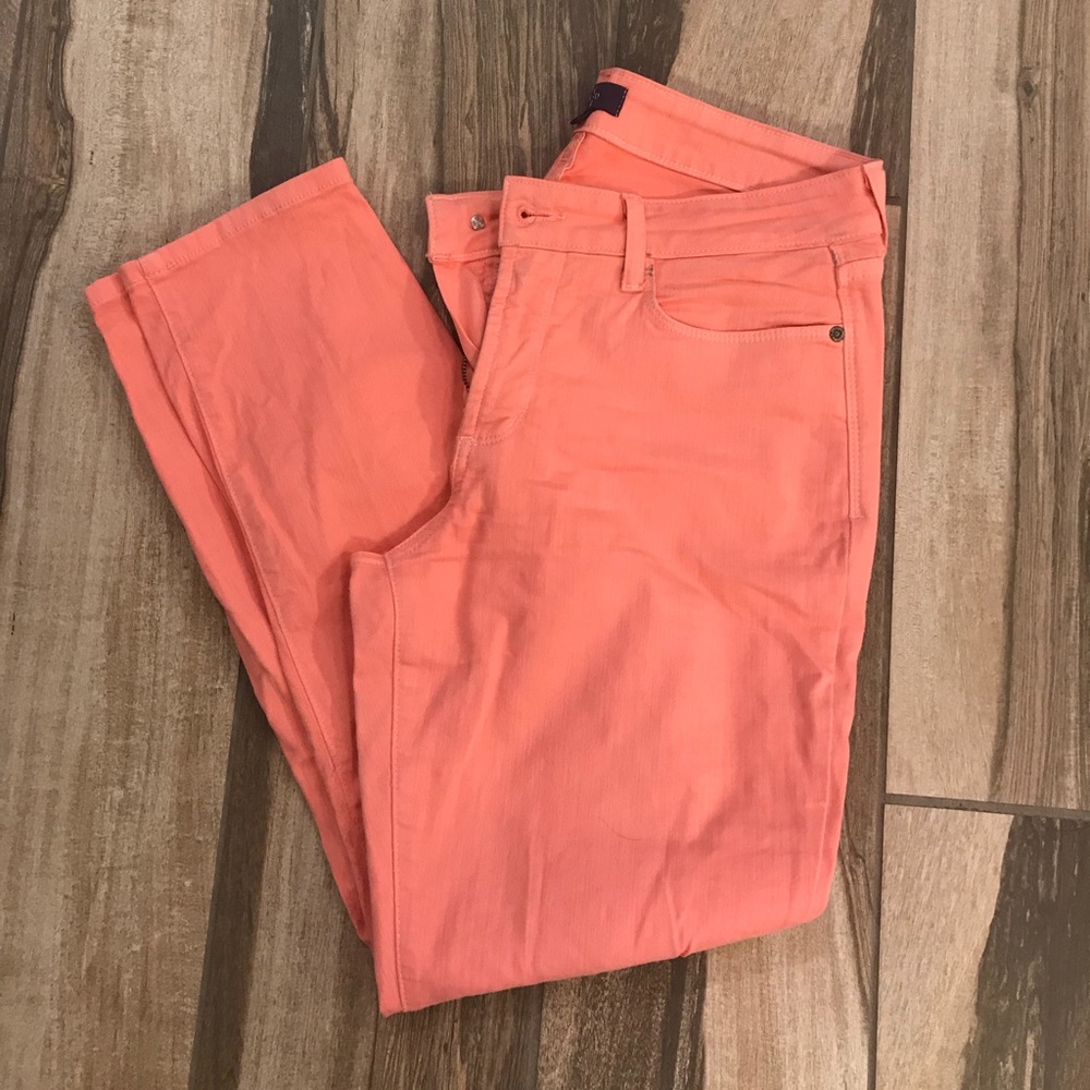 NYDJ Pink Clarissa Ankle Skinny Jean, SZ 6